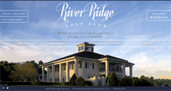 Desktop Screenshot of golfriverridge.com