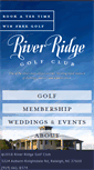 Mobile Screenshot of golfriverridge.com