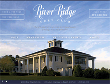 Tablet Screenshot of golfriverridge.com